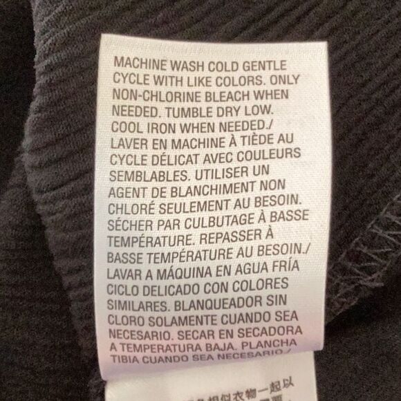 INC INTERNATIONAL CONCEPTS MEDIUM TOP BLOUSE OFF SHOULDER LACE DETAIL BLACK - Picture 5 of 7